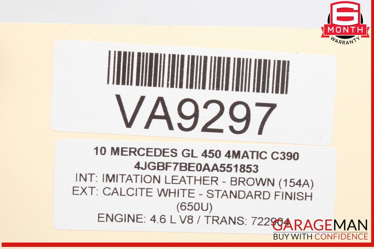 07-12 Mercedes X164 GL450 GL550 Third Seat Row Power Folding Control Module OEM