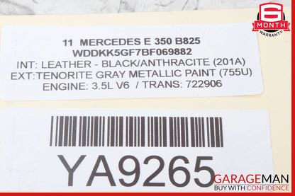 10-17 Mercedes W207 E350 E400 E550 Rear Right & Left Shock Strut Absorber OEM
