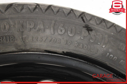 09-16 Audi S4 A4 B8 Spare Tire Wheel Rim T125/70 R19 OEM