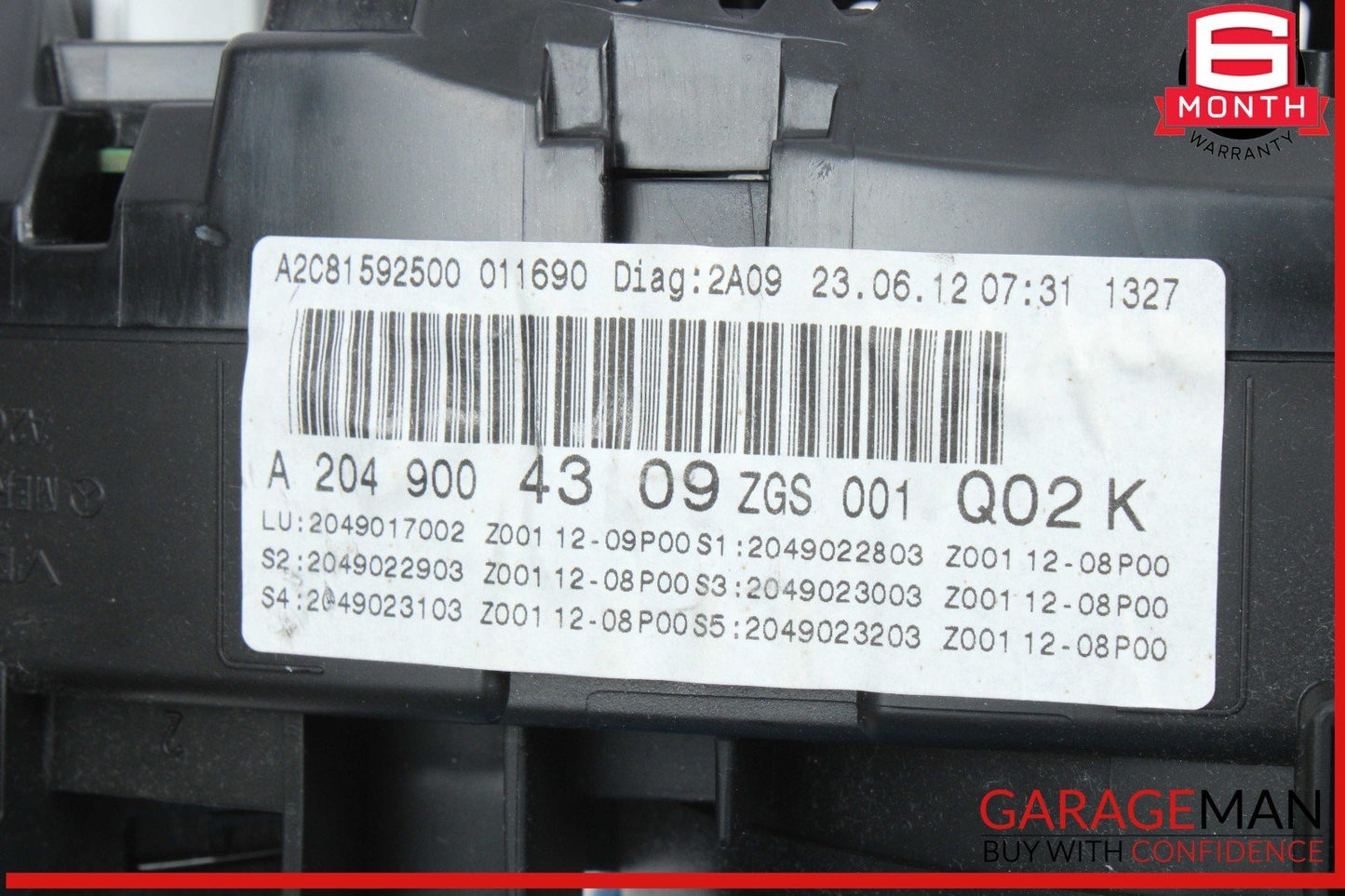 12-14 Mercedes W204 C250 Speedometer Odometer Instrument Cluster Gauge OEM