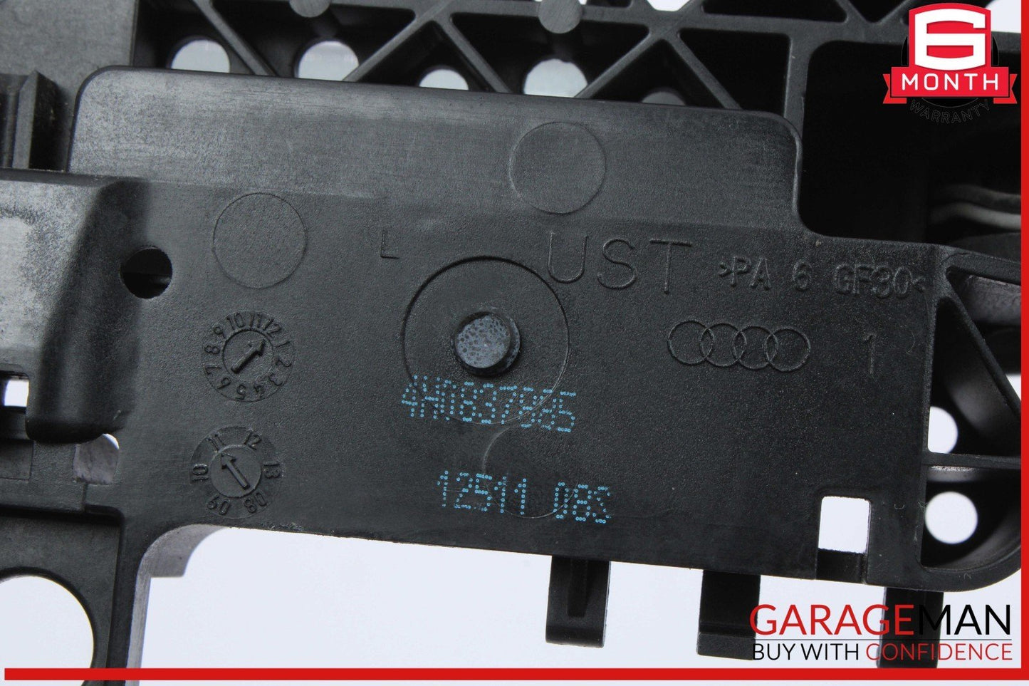 12-18 Audi A6 A7 Rear Left Driver Side Exterior Door Handle Gray 4H0837885 OEM