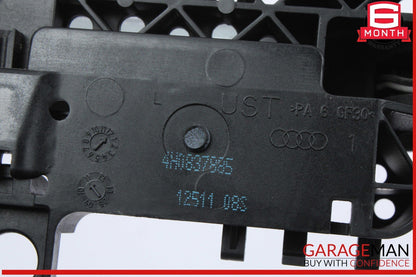 12-18 Audi A6 A7 Rear Left Driver Side Exterior Door Handle Gray 4H0837885 OEM