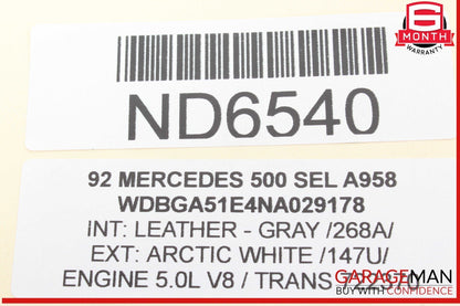 92-99 Mercedes W140 500SEL Front Right Passenger Side Power Seat Motor OEM
