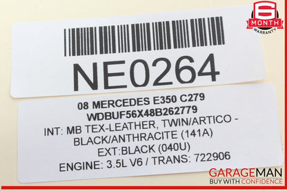 06-10 Mercedes W211 E350 CLS500 Fog Light Lamp Right Side 1698201656 OEM