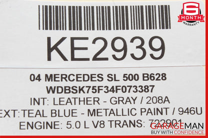 03-12 Mercedes R230 SL500 SL550 SL55 AMG Door Control Module Right Side OEM