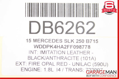 12-16 Mercedes R172 SLK250 SLK350 Front Left Side Interior Door Trim Panel Assy