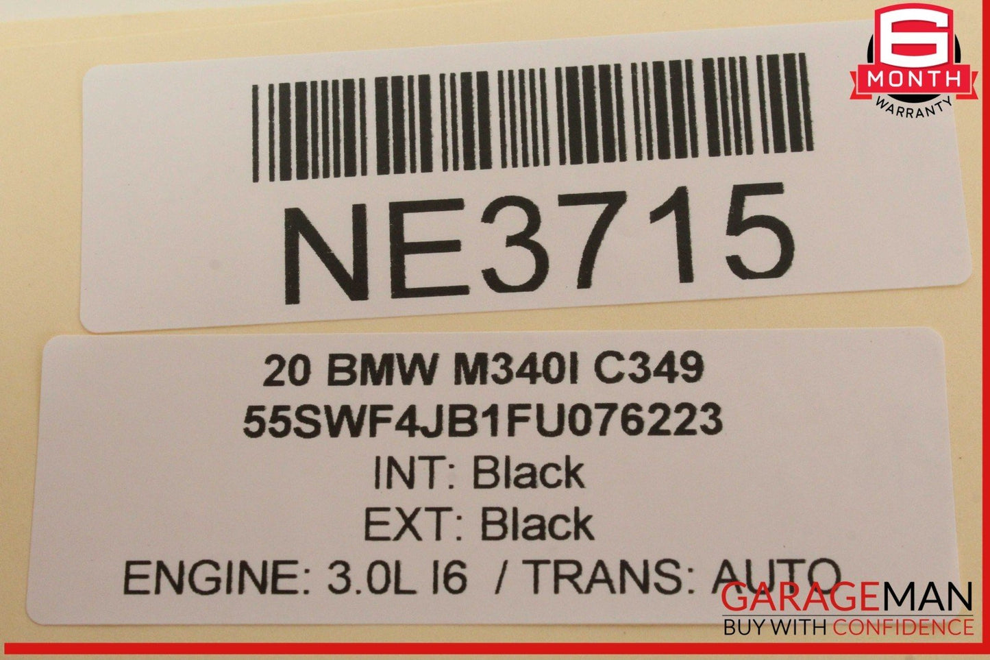 19-24 BMW M340i G20 Rear Center Roof Interior LED Reading Dome Light OEM