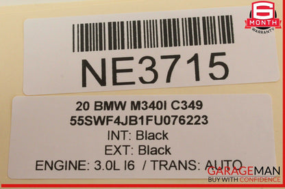 19-24 BMW M340i G20 Rear Center Roof Interior LED Reading Dome Light OEM