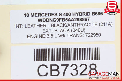 10-13 Mercedes W221 S400 Hybrid M272 Engine Motor Oil Pump 2781810101 OEM
