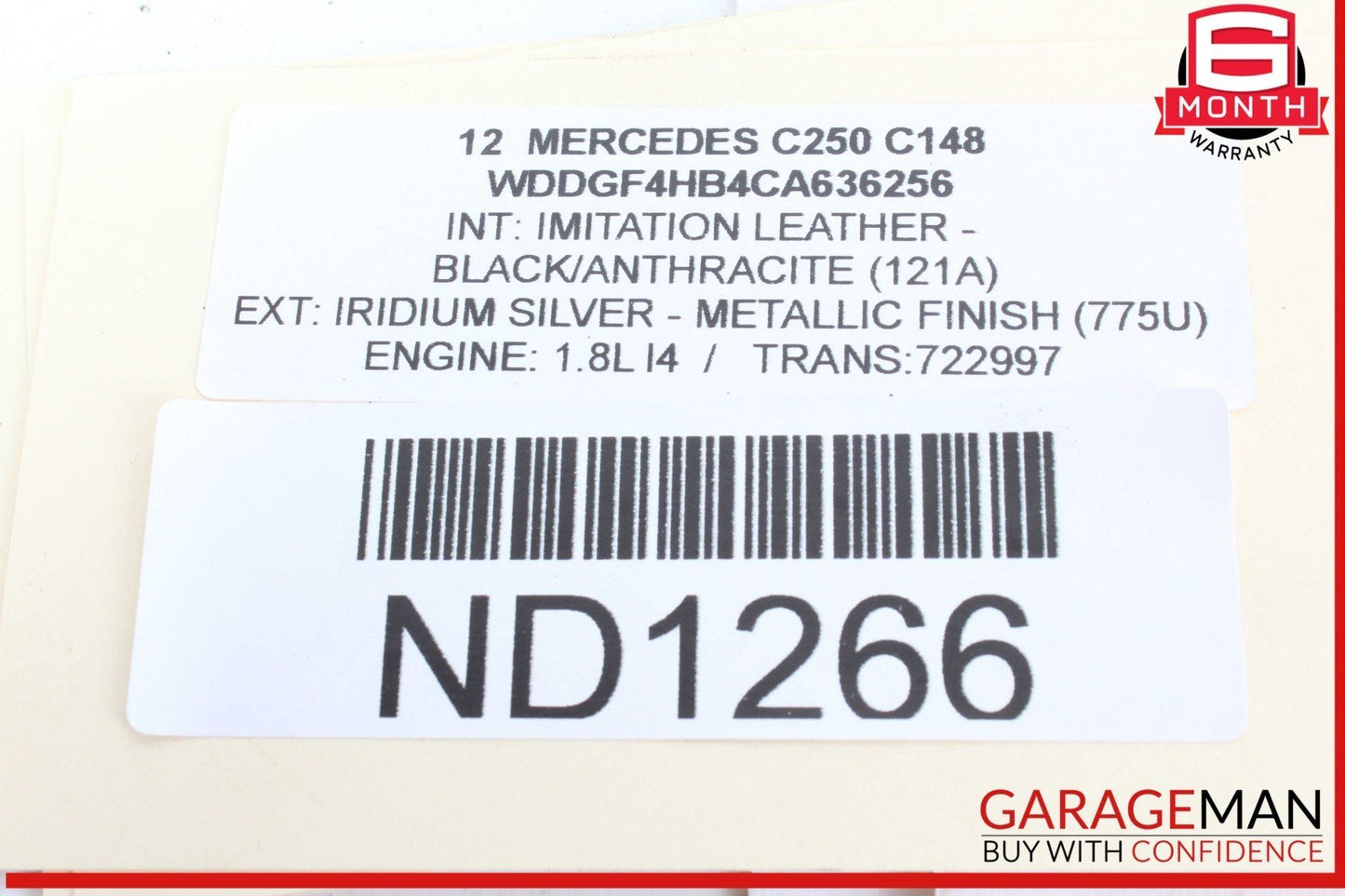 12-15 Mercedes W204 C250 SLK250 1.8L Turbo Turbocharger Manifold Assembly OEM