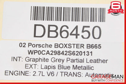97-04 Porsche Boxster 986 Rear Engine Crossmember Cross Member Cradle Frame