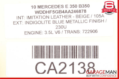 08-18 Mercedes W212 E350 C350 Front Left Side Door Lock Latch Actuator OEM