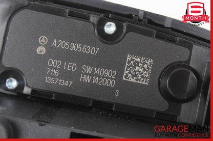 16-18 MERCEDES W205 C300 CENTER CONSOLE RADIO AUDIO CONTROL SWITCH OEM