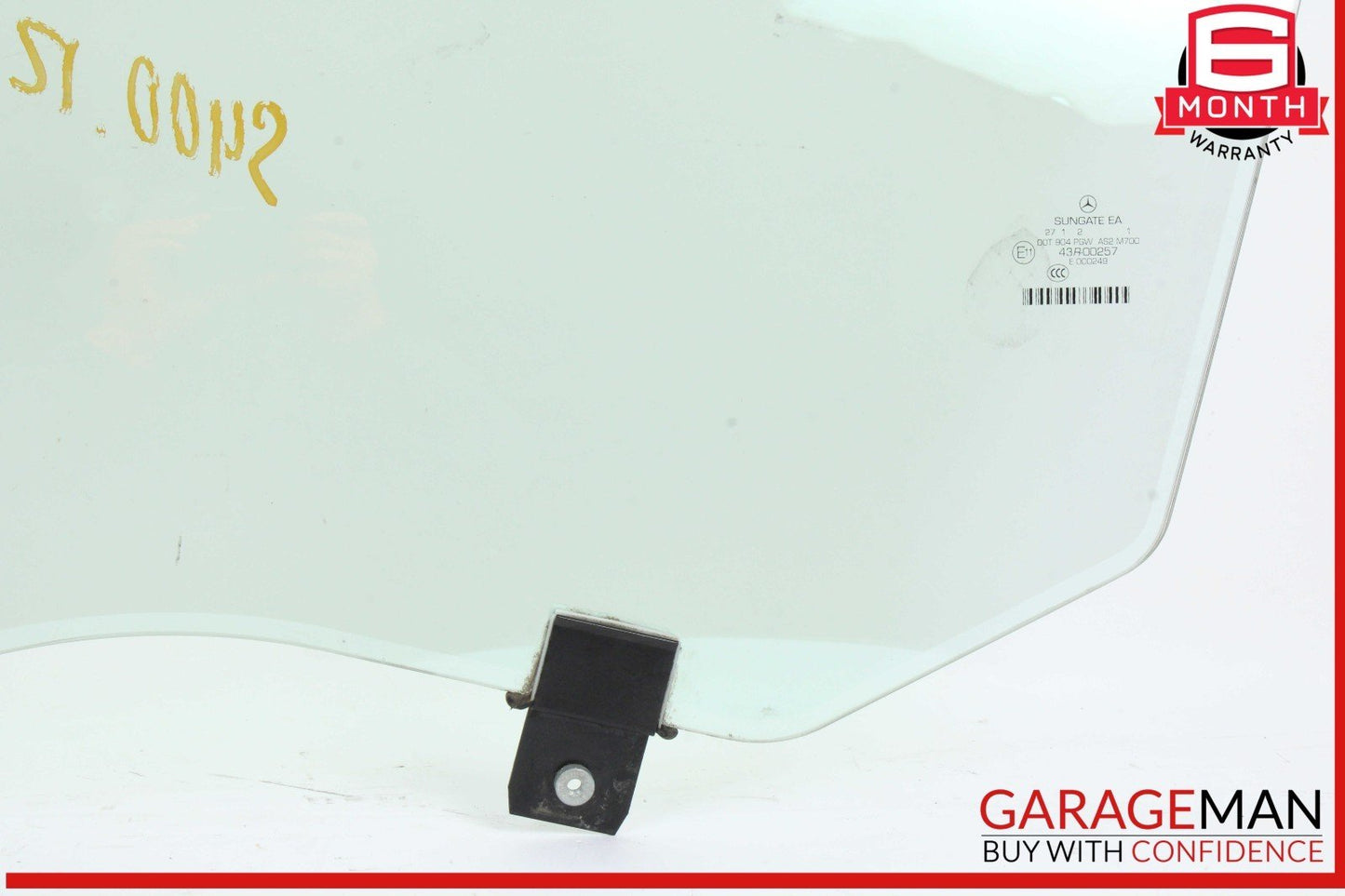 07-13 Mercedes W221 S400 Hybrid Front Left Driver Side Door Window Glass OEM