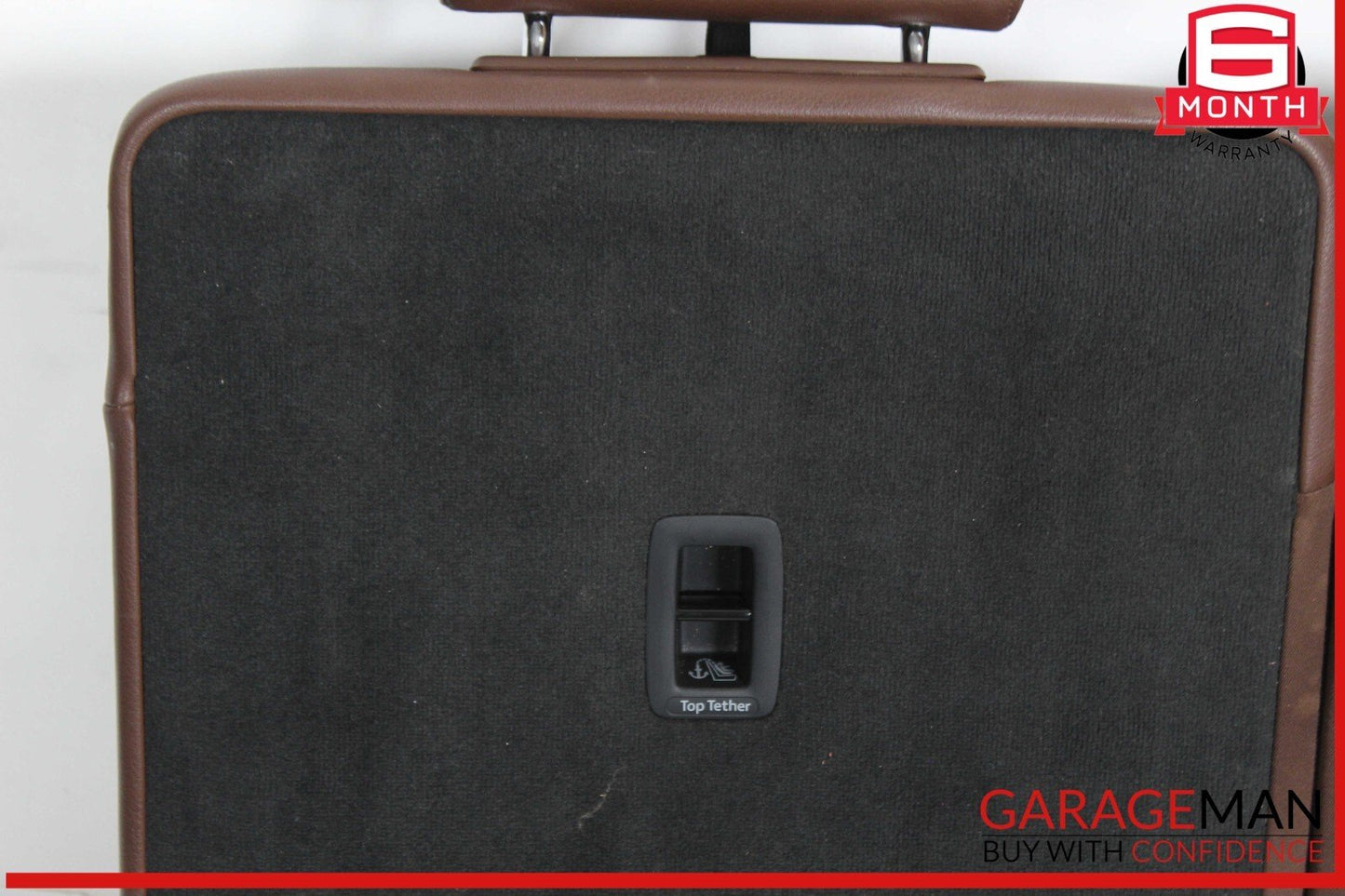 17-19 Audi Q7 Rear 3rd Row Upper Seat Bench Cushion Cover OEM