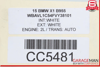 12-15 BMW X1 xDrive28i 2.0L Fuel Gas Tank Reservoir Assembly OEM