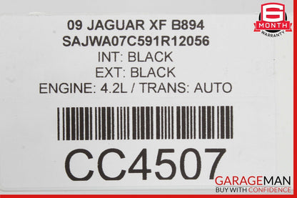 09-15 Jaguar XF Right Passenger Side Rocker Panel Skirt Black OEM