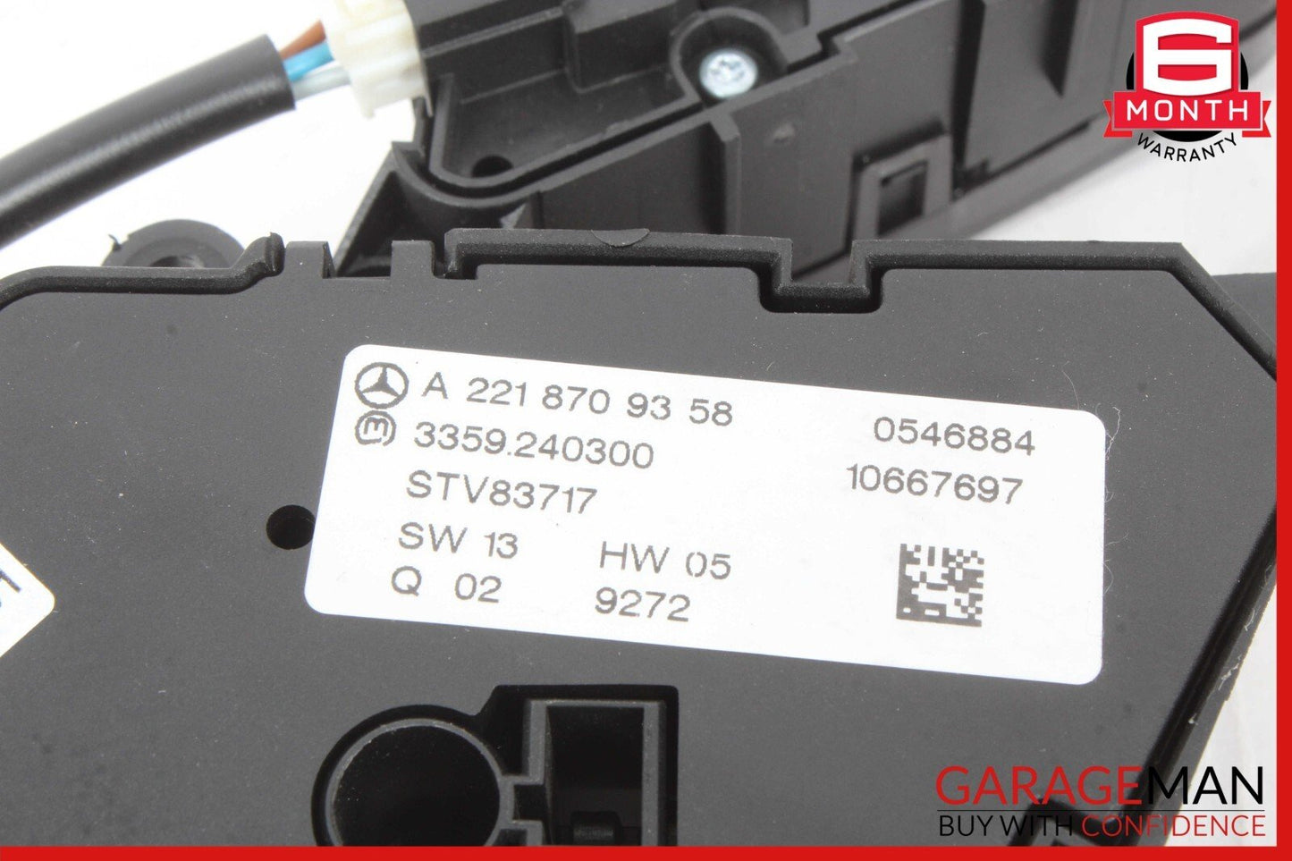 07-14 Mercedes W221 S550 S63 Front Right Side Seat Control Switch 2218709358 OEM