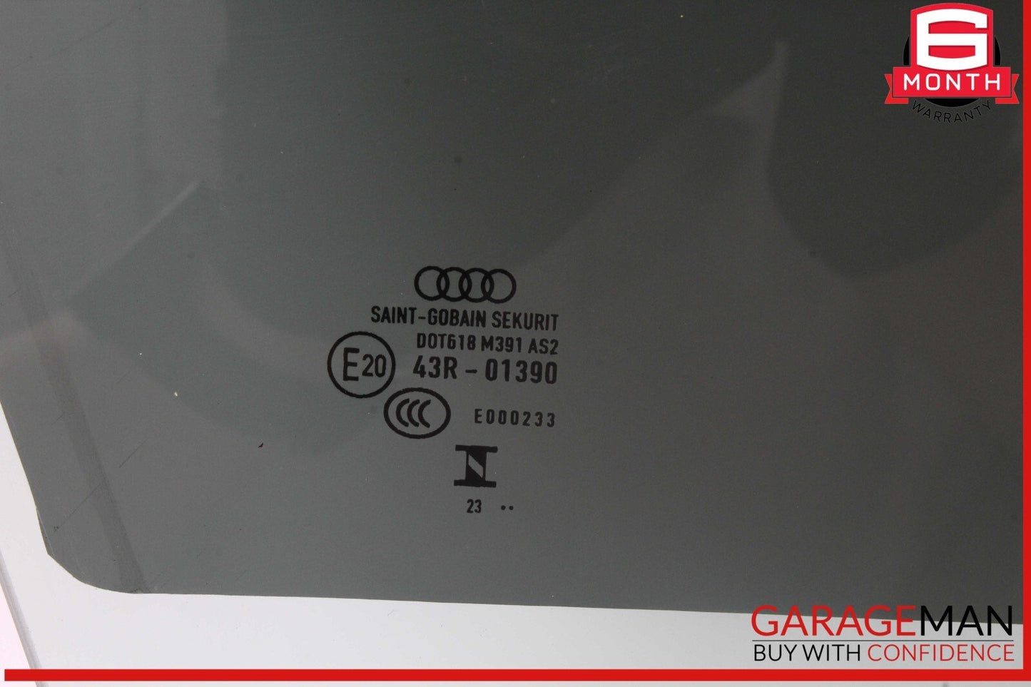 17-24 Audi A4 Front Right Passenger Side Door Window Glass 8W0845202C OEM