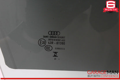 17-24 Audi A4 Front Right Passenger Side Door Window Glass 8W0845202C OEM