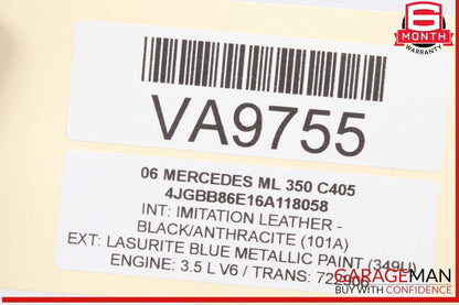 06-13 Mercedes W164 ML350 ML500 R350 GL450 Front Drive Shaft Driveshaft Axle OEM