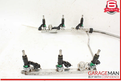 05-12 Mercedes W211 E350 SLK300 Fuel Injector Rail w/ Fuel Injectors OEM
