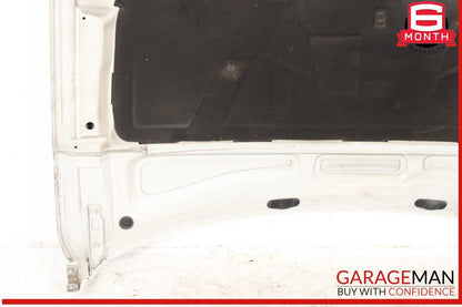 09-16 Audi A4 S4 Front Hood Shell Bonnet Panel White OEM
