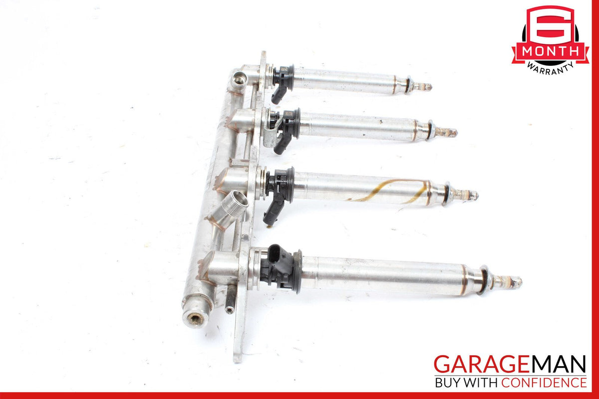 11-19 Mercedes W218 CLS550 E550 Left Side Fuel Injection Rail Line w/ Injectors