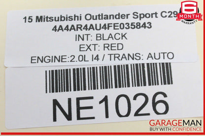11-15 Mitsubishi Outlander Sport Front Right Passenger Side Fog Light Trim Cover
