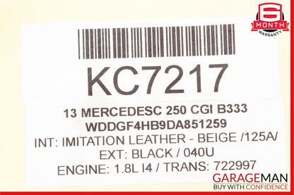 08-14 Mercedes W204 C250 C300 Front Right Side Door Window Regulator Motor Unit