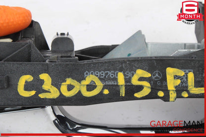 15-20 Mercedes W205 C300 4MATIC Front Left Side Exterior Door Handle Gray OEM