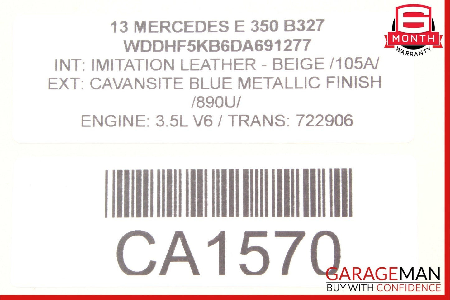 08-17 Mercedes E350 SLK300 C250 Front Right Side Spindle Knuckle Hub Bearing RWD