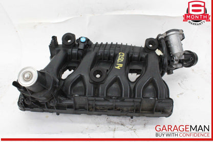 10-16 Mercedes W204 C250 Intake Manifold Assembly w/ Valve Motor & Throttle Body
