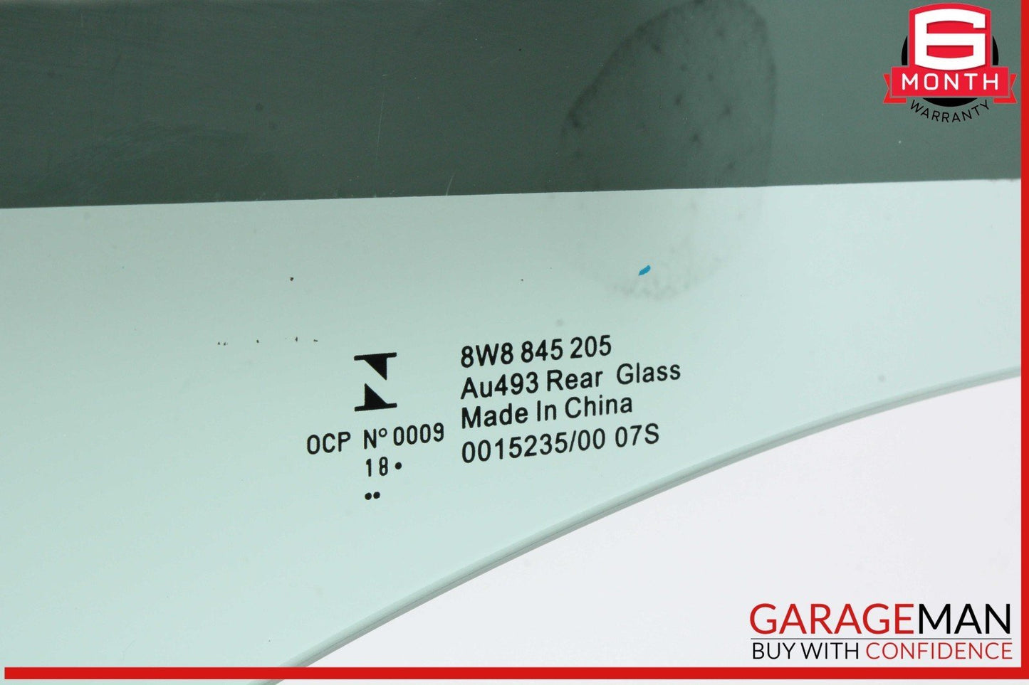 18-24 Audi S5 A5 Rear Left Driver Side Door Window Glass 8W8845205 OEM