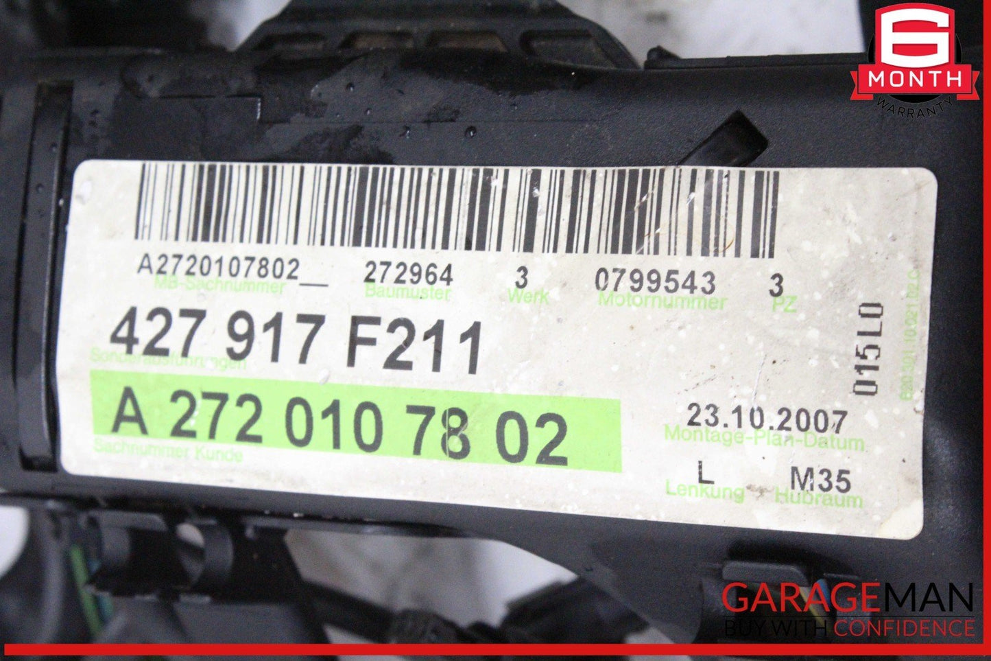 06-09 Mercedes W211 E350 M272 Engine Motor Wiring Wire Harness Loom Assembly OEM