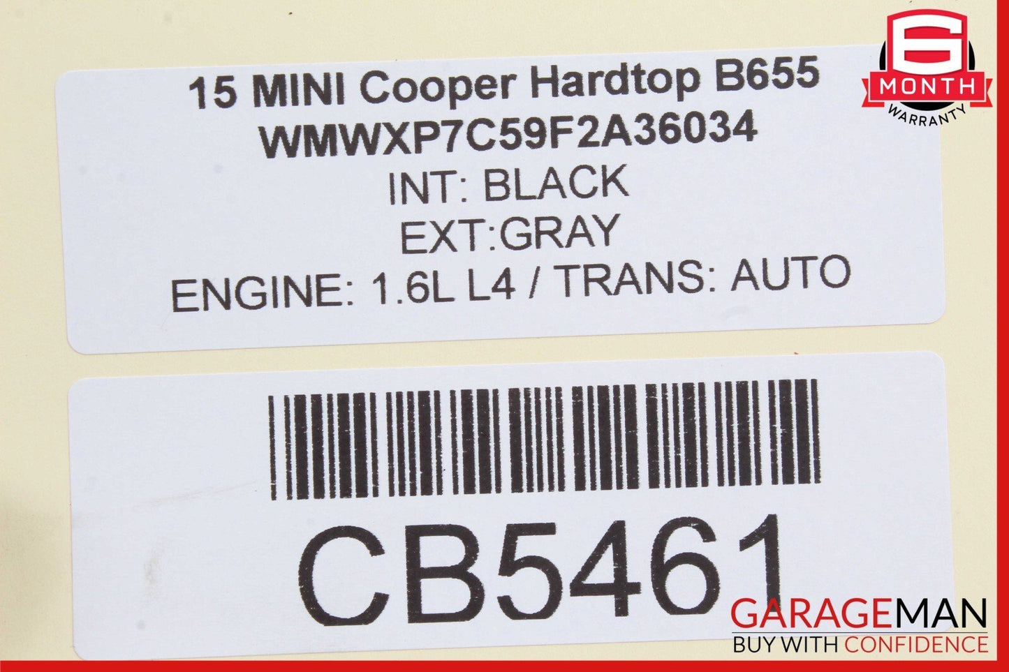 14-17 Mini Cooper Lower Suspension Support Reinforcement Bracket OEM