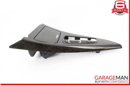 12-18 BMW 640i 650i Front Center Console Trim Panel Shifter Bezel Cup Holder OEM