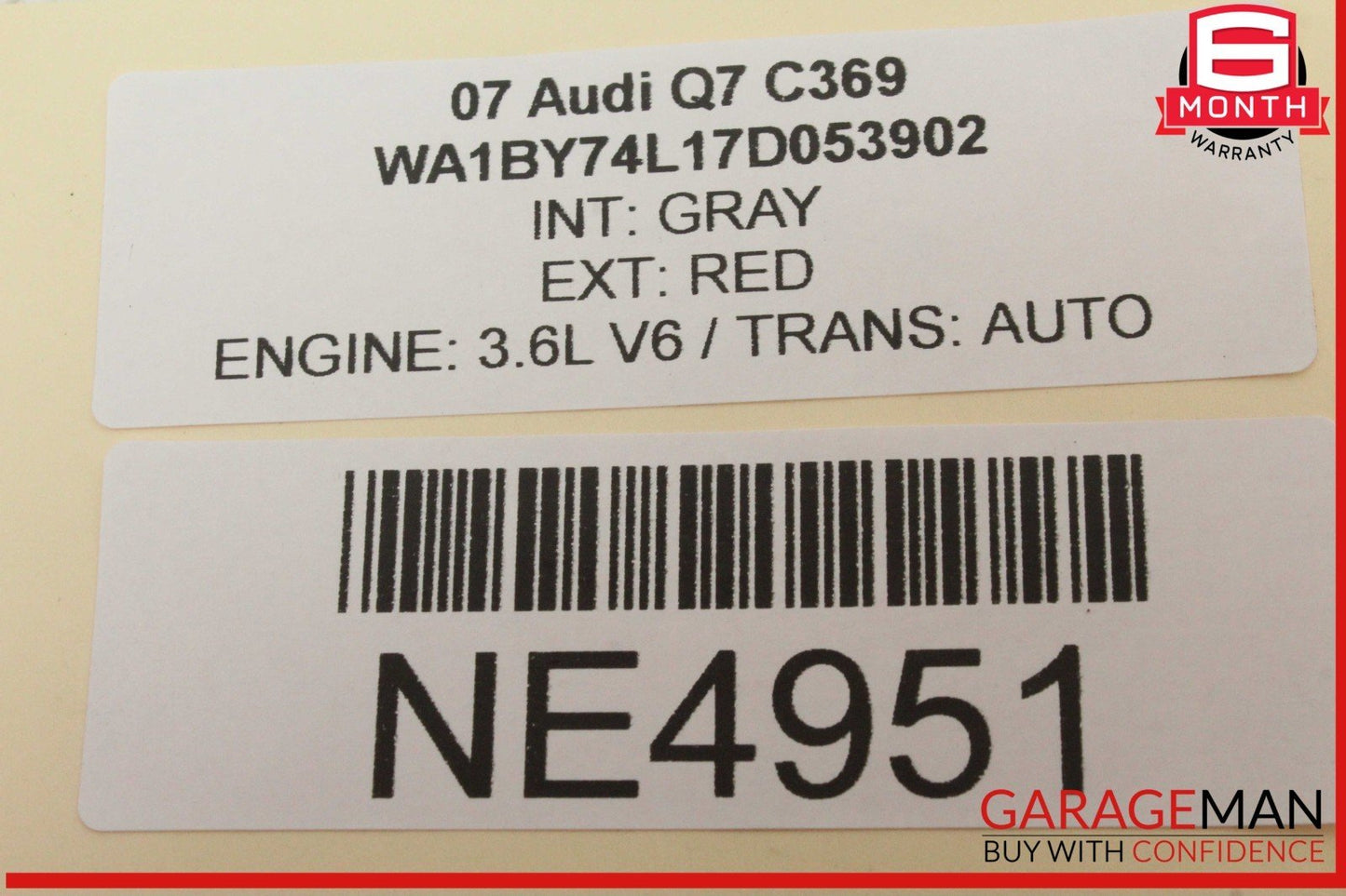 07-15 Audi Q7 Front Right Passenger Side Seat Adjustment Control Switch OEM