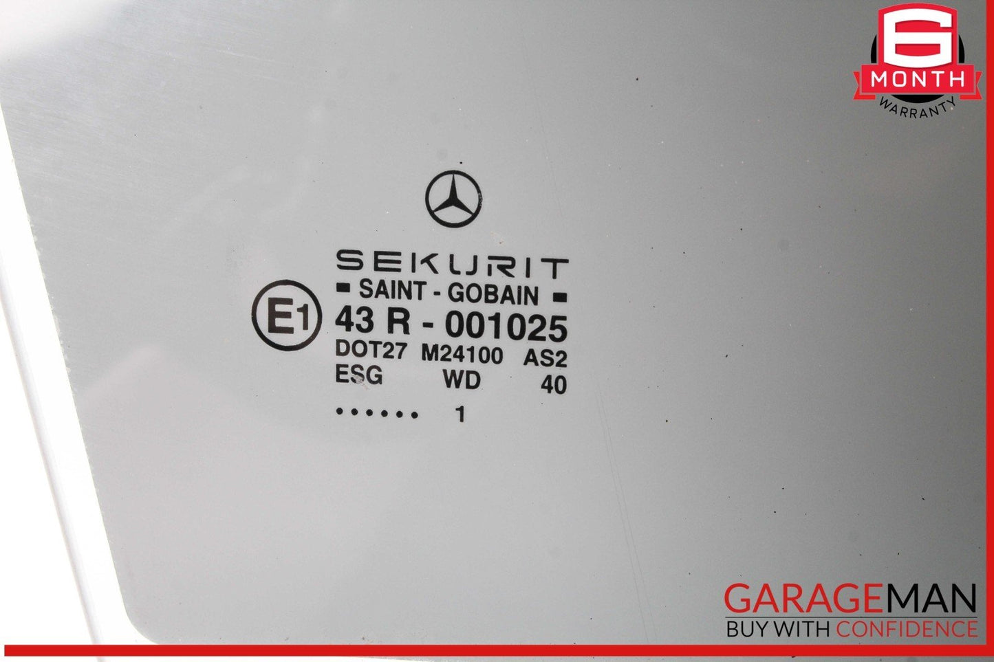 96-03 Mercedes W210 E320 Front Right Passenger Side Door Window Auto Glass OEM