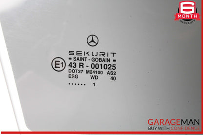 96-03 Mercedes W210 E320 Front Right Passenger Side Door Window Auto Glass OEM