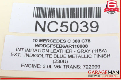 10-11 Mercedes W204 C300 C350 Front Right Side Rear View Door Mirror OEM