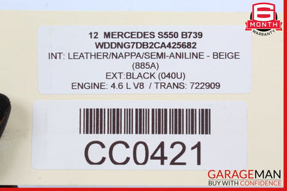 11-20 Mercedes S550 E550 GL450 4.7L V8 Left Engine Cylinder Head Valve Cover