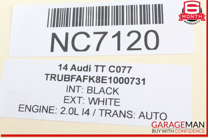 11-15 Audi TT TTS Engine Turbo Charger Turbocharger Assembly 06J145702 OEM
