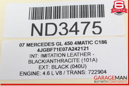 03-09 Mercedes X164 GL450 4MATIC Sirius Satellite Radio Receiver 1698270162 OEM