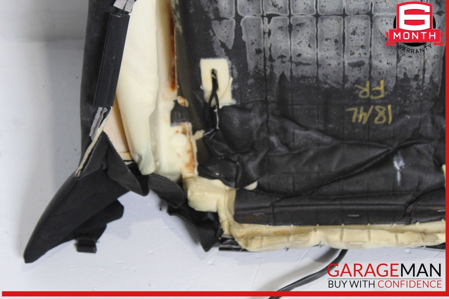 17-22 Maserati Levante M161 Front Right Top Upper Seat Cushion Black OEM