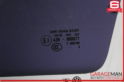 11-18 Porsche Cayenne 958 Front Left Driver Side Door Window Glass OEM