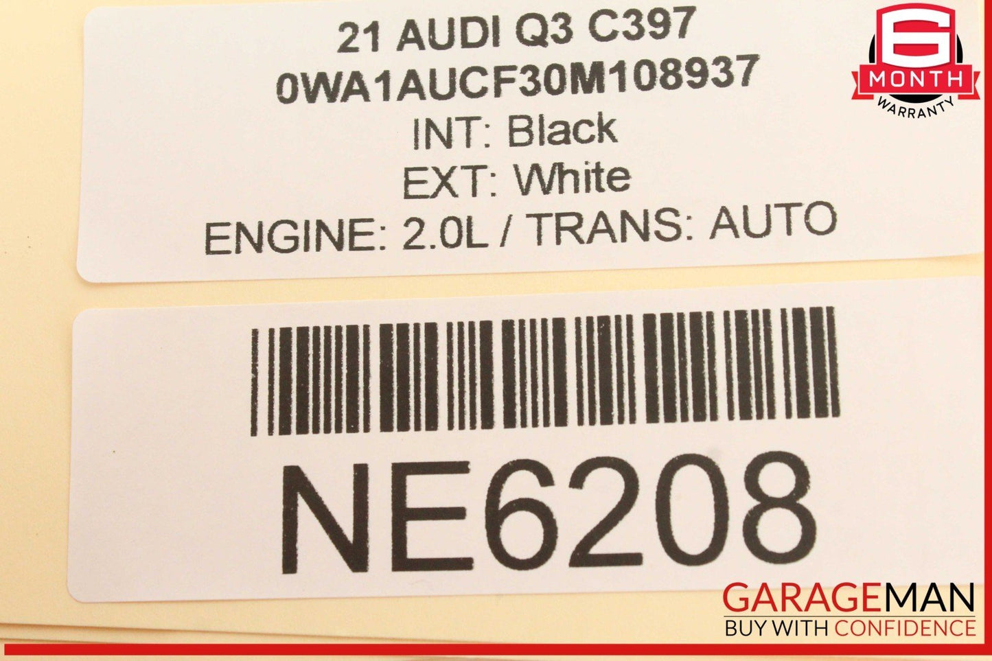 19-24 Audi Q3 Front Center Console Parking Brake Switch w/ Power Outlet OEM