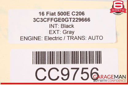 13-19 Fiat 500 Electric Engine Motor Assembly OEM