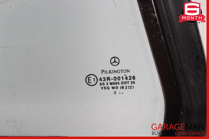 00-06 Mercedes W215 CL500 Pilkington Rear Right Side Quarter Window Auto Glass