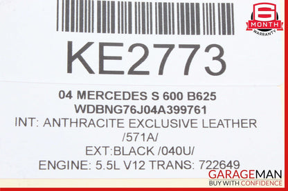 03-06 Mercedes W220 S600 S430 S500 Interior Trim Bezel Wood 5395721-05T487 OEM